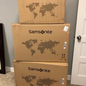 NEW! Samsonite Black Label C-Lite 3 Piece Spinner Luggage Set